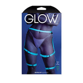 GLOW BUCKLE UP Leg Harness O/S - - Her Fetish